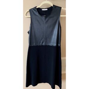Zara faux leather dress